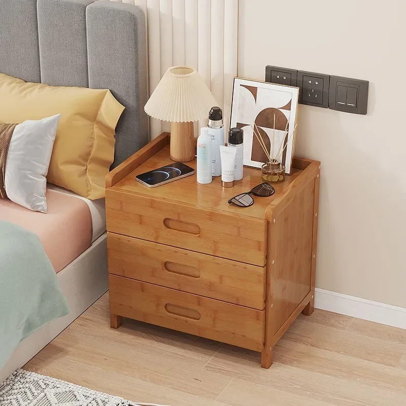 Wooden Leisure Bamboo Bedside Tables with Open Storage Compartments, Modern Simple High Quality Table
Wooden Leisure Bamboo Bedside Tables with Open Storage Compartments, Modern Simple High Quality Table