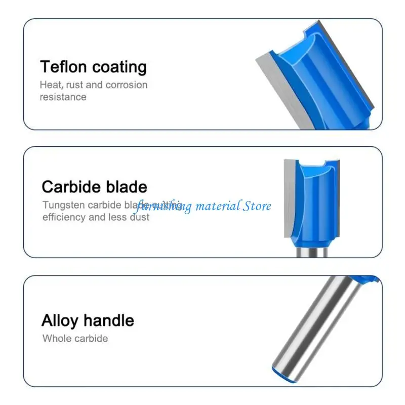 Y5GD 4pcs 8mm Shank Woodworking Slotting Router Bit Set Suitable for Precise Cutting & Multifunctional Applications Grooving
Y5GD 4pcs 8mm Shank Woodworking Slotting Router Bit Set Suitable for Precise Cutting & Multifunctional Applications Grooving