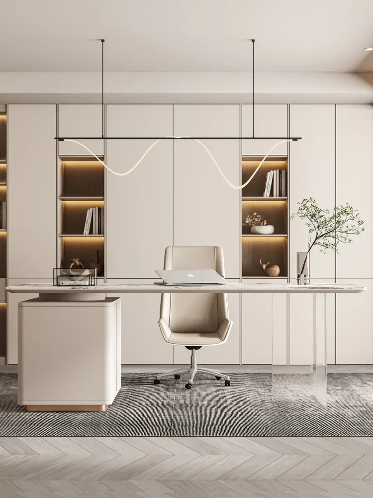 Роскошный акриловый стол премиум-класса с прозрачными ножками итальянским сланцем, современный элитный минималистский стол.
Роскошный акриловый стол премиум-класса с прозрачными ножками итальянским сланцем, современный элитный минималистский стол.