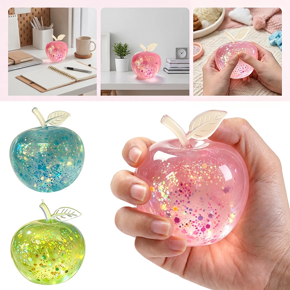 Apples Squishys Sensory Toy Slow-Rising Fruit Squishies Soft Flexible Apples Squeeze Toy For Anxiety Relief
Apples Squishys Sensory Toy Slow-Rising Fruit Squishies Soft Flexible Apples Squeeze Toy For Anxiety Relief