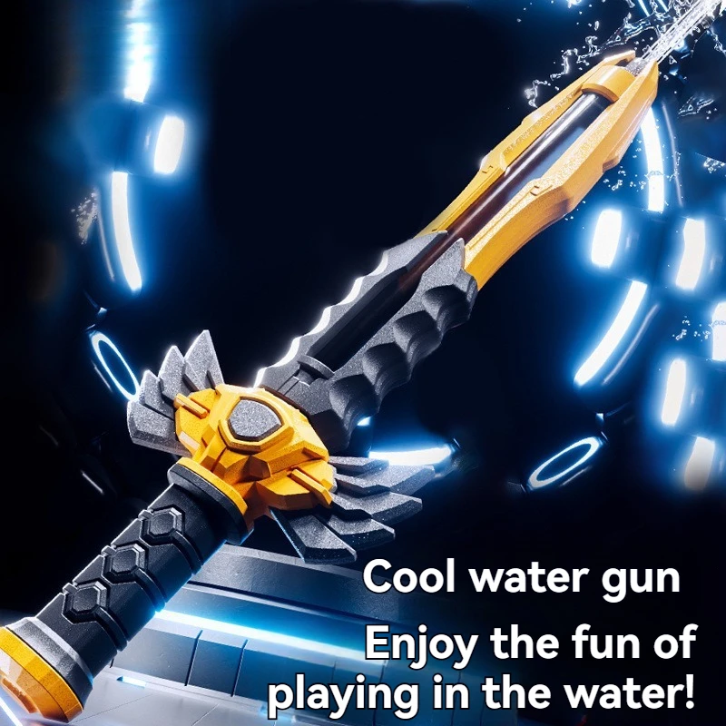 2026 Mech Sword Water Gun Pull type Water Gun Five hole Water Gun Simulation Sword Large Capacity Long Range Water Gun Toy
2026 Mech Sword Water Gun Pull type Water Gun Five hole Water Gun Simulation Sword Large Capacity Long Range Water Gun Toy