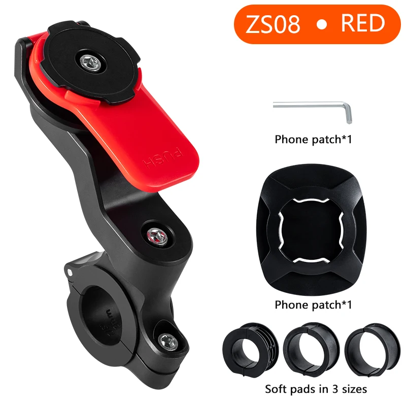 Motorcycle Phone Holder Anti-Shake Bicycle Phone Holder Safety Navigation Support Bracket Quick-Release Installation/Removal
Motorcycle Phone Holder Anti-Shake Bicycle Phone Holder Safety Navigation Support Bracket Quick-Release Installation/Removal