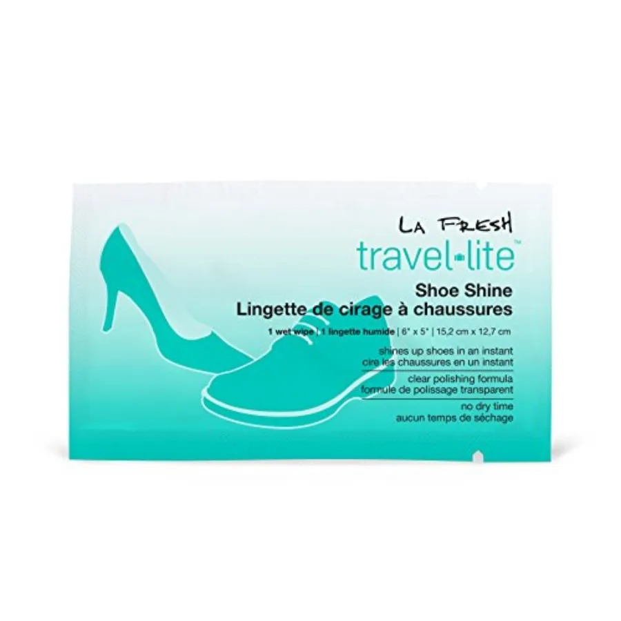 LA Fresh Travel Lite Pre-Moistened Shoe Shine Wipes Case of Individually Wrapped Streak-Free Cleaning Wipes Perfect for Use On
LA Fresh Travel Lite Pre-Moistened Shoe Shine Wipes Case of Individually Wrapped Streak-Free Cleaning Wipes Perfect for Use On