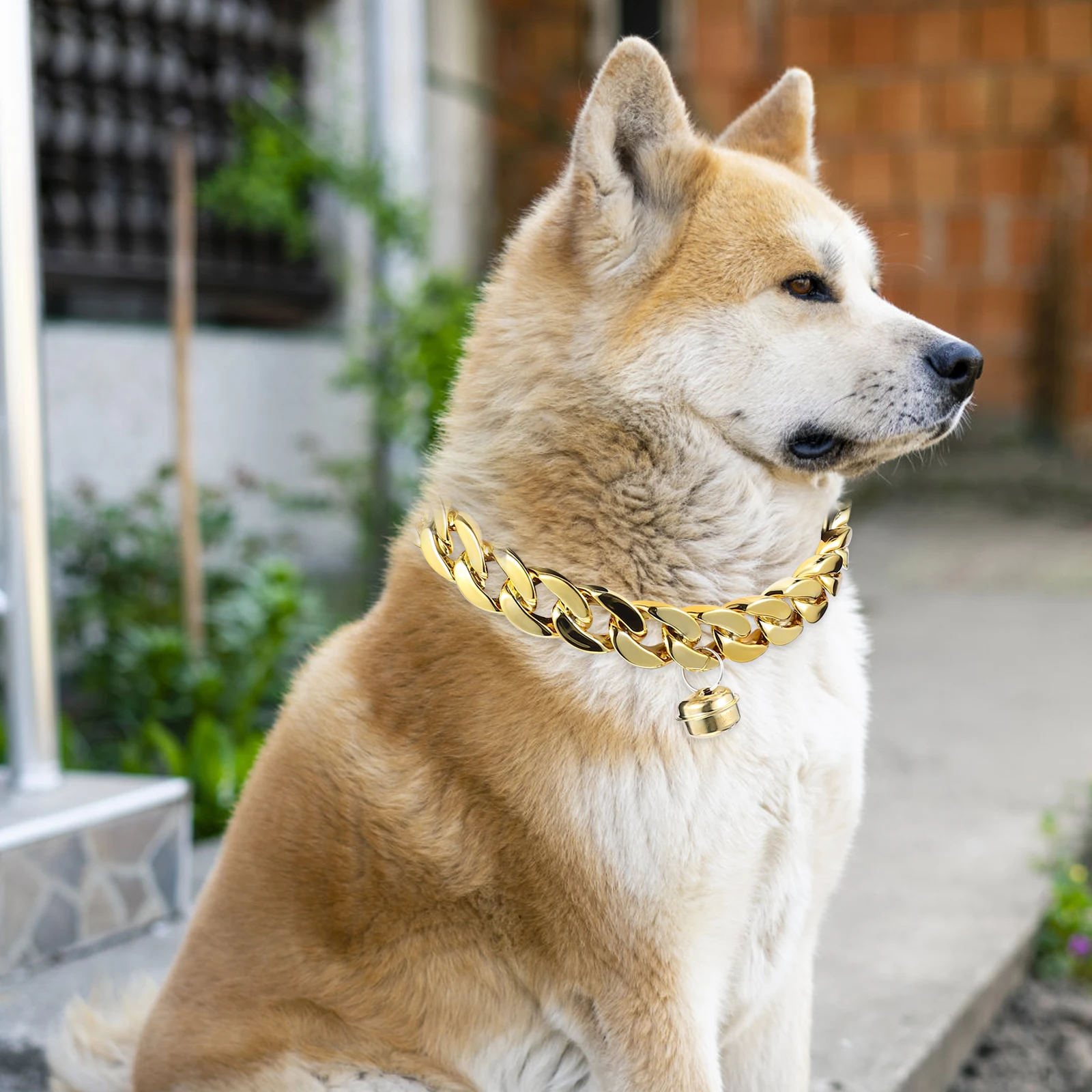 2Pcs Gold Chain Collar Purple Necklace ABS Material Small Size Durable Reusable Pet Neck Chain Dog Wedding Dog
2Pcs Gold Chain Collar Purple Necklace ABS Material Small Size Durable Reusable Pet Neck Chain Dog Wedding Dog