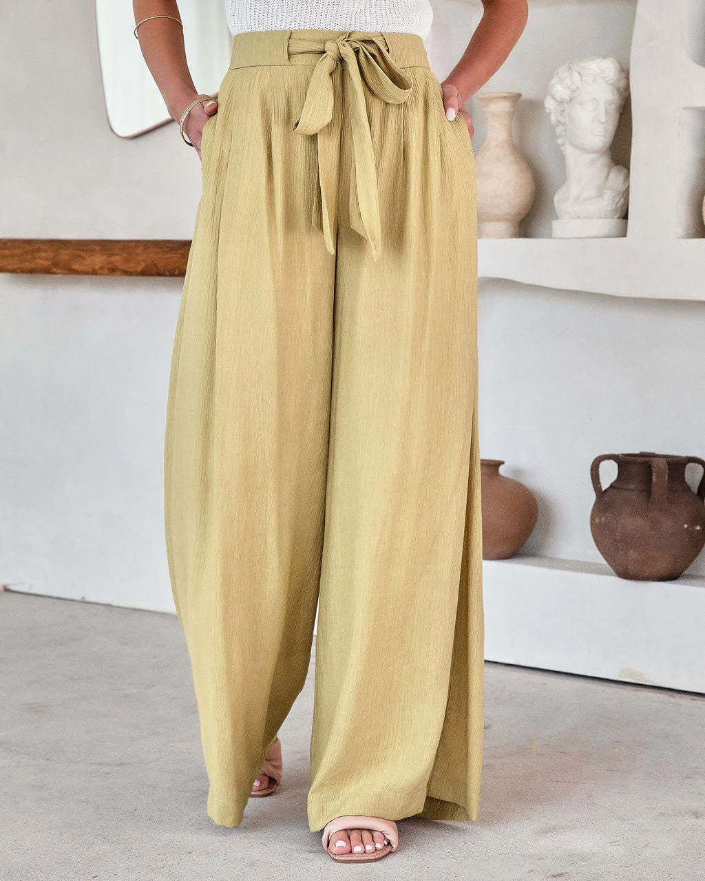 Women's Large Length Wide Leg Pants Solid Streetwear Wide Leg High Waist Straight Y2k Trousers
Women's Large Length Wide Leg Pants Solid Streetwear Wide Leg High Waist Straight Y2k Trousers