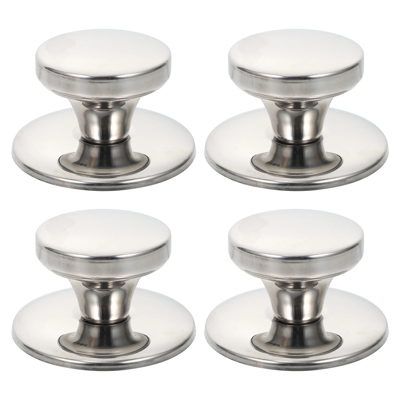 4 Pcs Silver Pot Lid Handle Stainless Steel Cookware Knob Replacement Non Slip Frying Pan Cover Kitchen Utensil Practical
4 Pcs Silver Pot Lid Handle Stainless Steel Cookware Knob Replacement Non Slip Frying Pan Cover Kitchen Utensil Practical