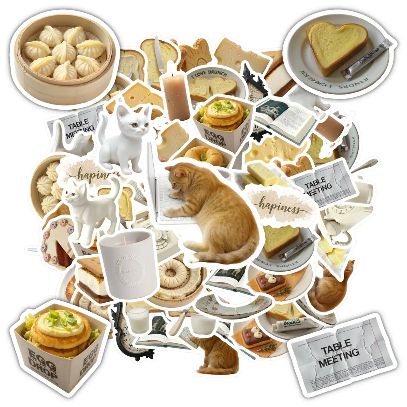 35pcs-50pcs Cute Food Stickers Playful Cats Teacher Reward Stickers Graffiti Decals For Notebook Luggage Mobile Phone Cup
35pcs-50pcs Cute Food Stickers Playful Cats Teacher Reward Stickers Graffiti Decals For Notebook Luggage Mobile Phone Cup