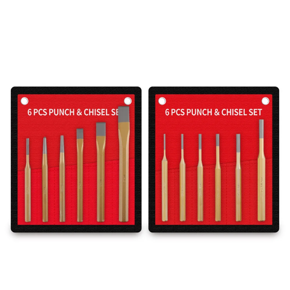6Pcs Chisel Set Flat Flat Center Punch Cone Chisels For Brickwork Metal Concrete Stone Wood Processing With Storage Hand Tool
6Pcs Chisel Set Flat Flat Center Punch Cone Chisels For Brickwork Metal Concrete Stone Wood Processing With Storage Hand Tool
