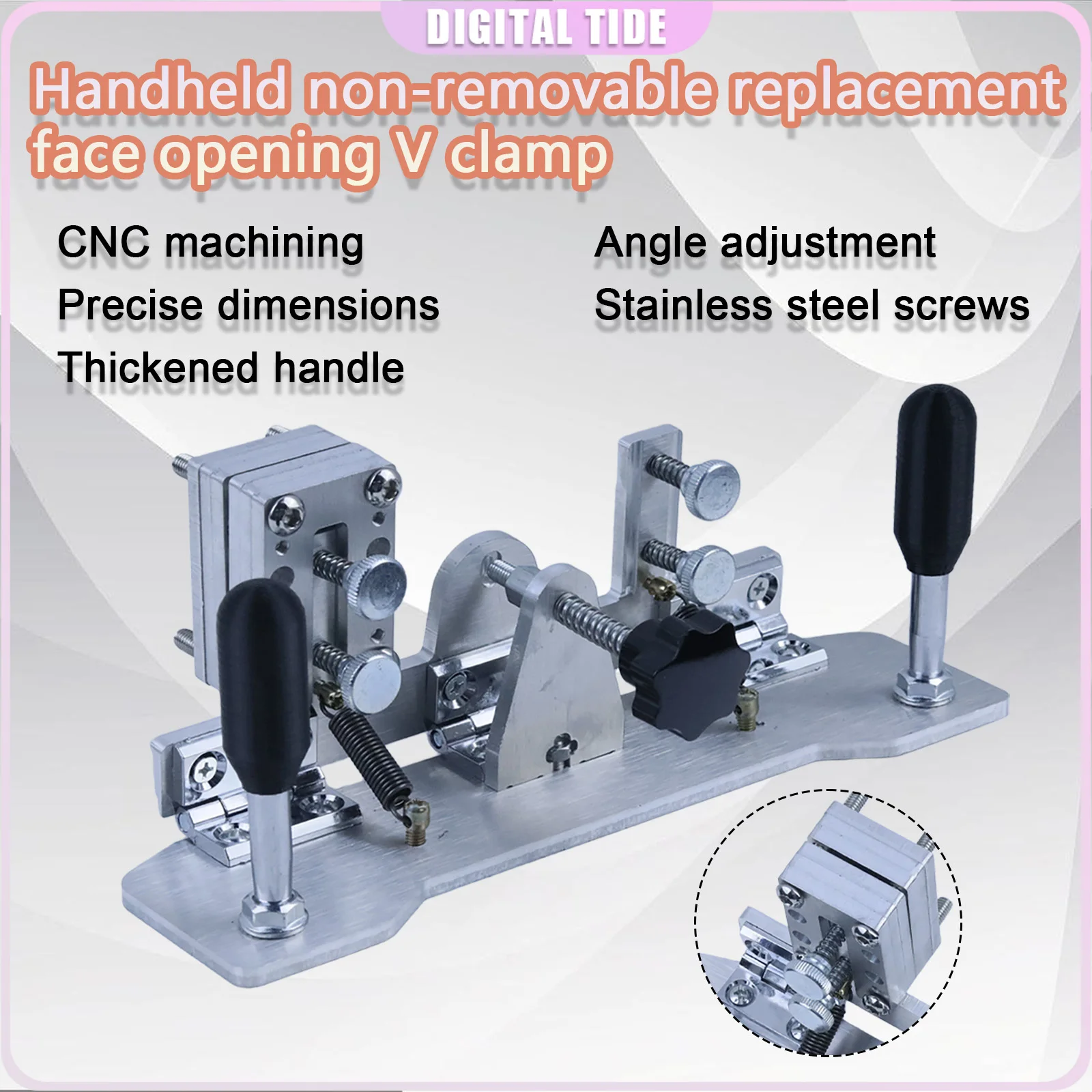 Belt Grinder Parts Convenient Knife Sharpener Jig Knife Jig Sharpening Locator Knife Sharpening Clip for Belt Sander Machine
Belt Grinder Parts Convenient Knife Sharpener Jig Knife Jig Sharpening Locator Knife Sharpening Clip for Belt Sander Machine