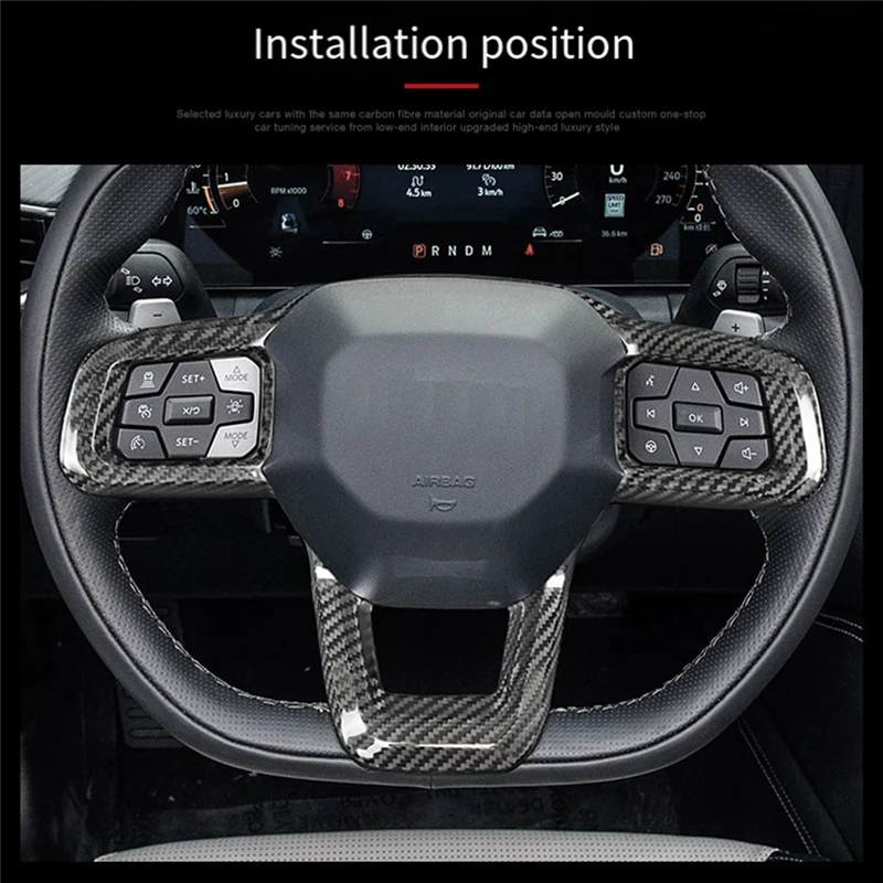 Carbon Fiber Car Interior Steering Wheel Frame Panel Cover Trim Accessories Ford Mustang 2024
Carbon Fiber Car Interior Steering Wheel Frame Panel Cover Trim Accessories Ford Mustang 2024
