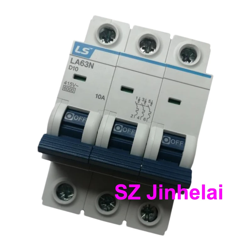 1pcs New Original LS LA63N 3P C D type Circuit Breaker 2A 6A 10A 16A 20A 25A 32A 40A 50A 63A (take the place of BKN BK63N)
1pcs New Original LS LA63N 3P C D type Circuit Breaker 2A 6A 10A 16A 20A 25A 32A 40A 50A 63A (take the place of BKN BK63N)