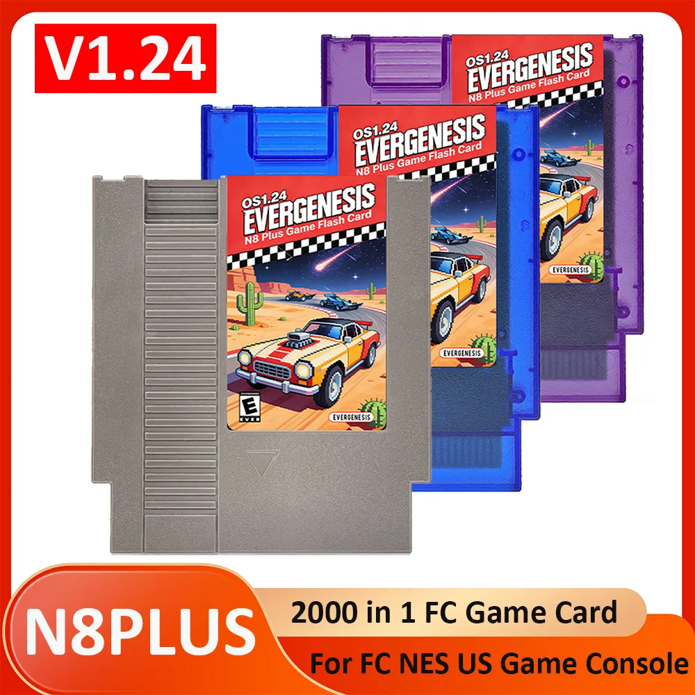 New N8PLUS OS V1.24 Game Card 2000 in 1 FC NES Game Collection With 4G TF Card For Family Computer 8-Bit US Video Game Console
New N8PLUS OS V1.24 Game Card 2000 in 1 FC NES Game Collection With 4G TF Card For Family Computer 8-Bit US Video Game Console