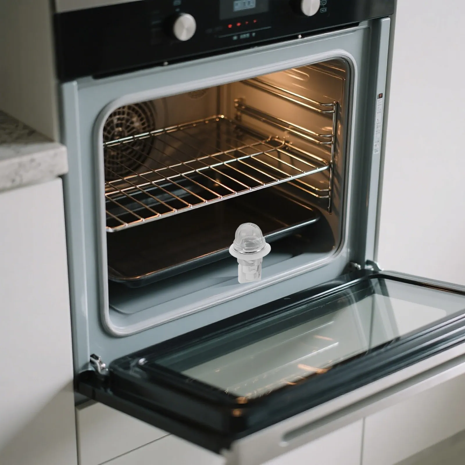 Oven Lamp Bulb Base Heat-Resistant Ceramic Replacement Light Socket Holder for Steam Oven Microwave Cooking Appliances Lamp
Oven Lamp Bulb Base Heat-Resistant Ceramic Replacement Light Socket Holder for Steam Oven Microwave Cooking Appliances Lamp