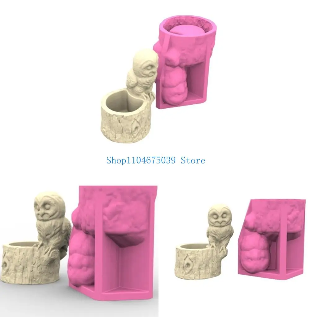 5ASD многоразовой формы совы Силиконовая плесень Уникальные растения плесени Силиконовая текстура, подходящая для цементной и 
5ASD многоразовой формы совы Силиконовая плесень Уникальные растения плесени Силиконовая текстура, подходящая для цементной и