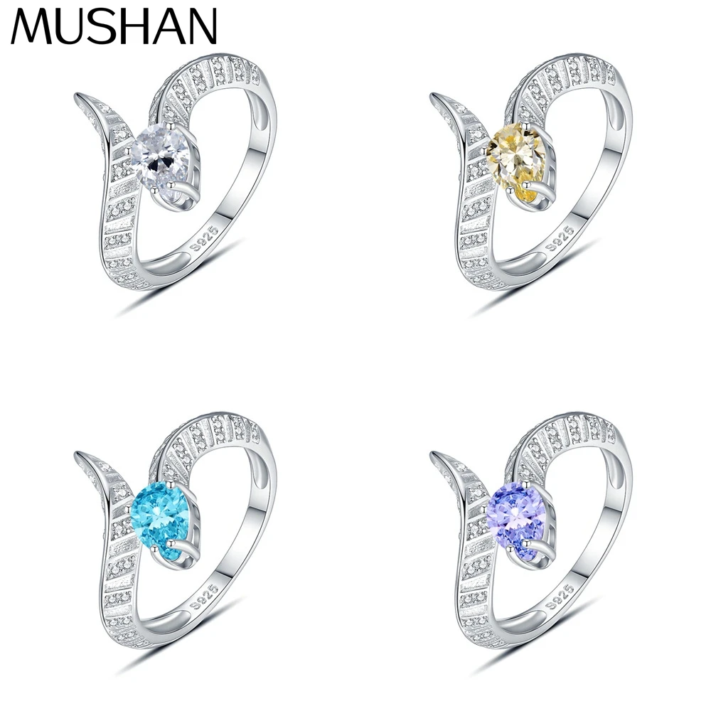 MuShan Jewelry 925 Sterling Silver Ring Wedding Band High Carbon Diamond Mother Day Gift Bride Gift Women Rings Fine Jewelry
MuShan Jewelry 925 Sterling Silver Ring Wedding Band High Carbon Diamond Mother Day Gift Bride Gift Women Rings Fine Jewelry