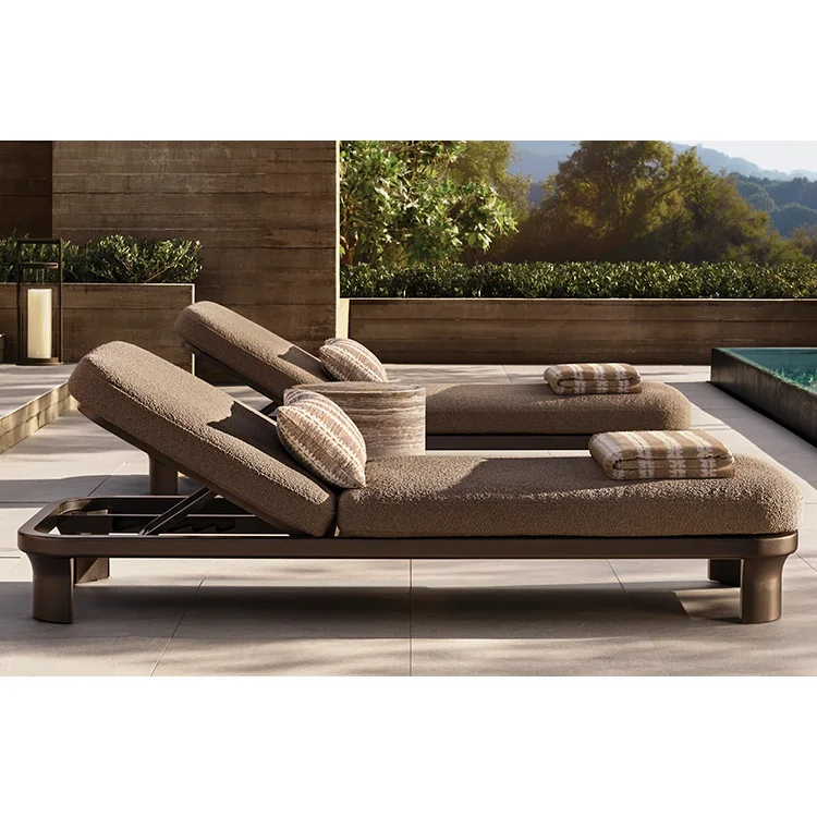 Luxury Resort Hotel Pool Furniture Waterproof Aluminum Outdoor Lounge Chair Beach Sunbed Adjustable Backrest Patio Sun Lounger
Luxury Resort Hotel Pool Furniture Waterproof Aluminum Outdoor Lounge Chair Beach Sunbed Adjustable Backrest Patio Sun Lounger