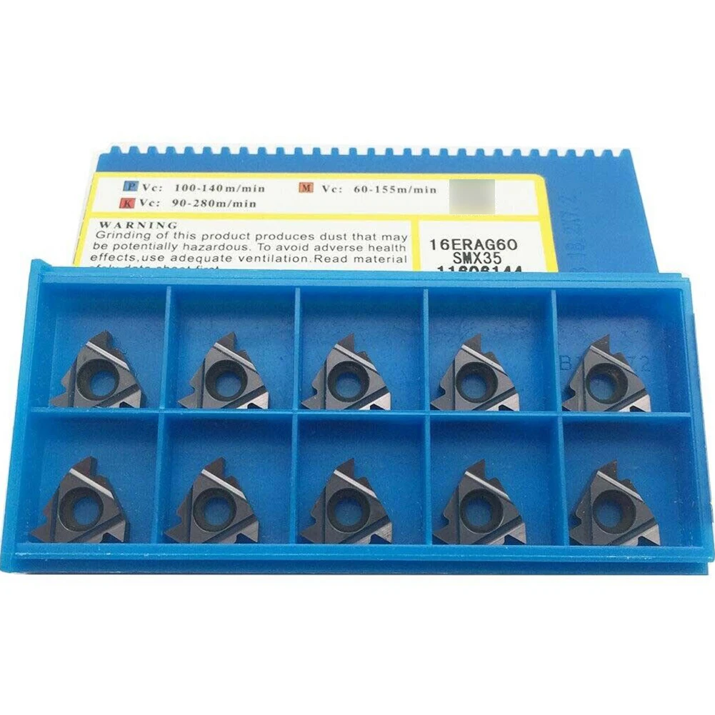 Industry Tool Threading Inserts 10 Pcs/ Set CNC Carbide High Grip Strength Indexable SMX35 For Stainless Steel
Industry Tool Threading Inserts 10 Pcs/ Set CNC Carbide High Grip Strength Indexable SMX35 For Stainless Steel