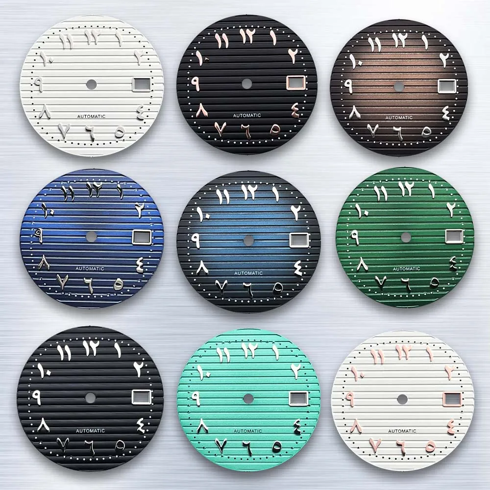 30.5mm S Logo Dial Green Luminous Suitable for NH35 Movement Watch High-Quality Nautilus Modification repair Accessories
30.5mm S Logo Dial Green Luminous Suitable for NH35 Movement Watch High-Quality Nautilus Modification repair Accessories