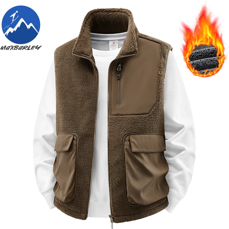 Maxbarley Men Fleece Warm Vest 2026 Autumn Winter Vintage Trendy Thick Sleeveless Jacket Man Hiking Hunting Cold-proof Work Vest
Maxbarley Men Fleece Warm Vest 2026 Autumn Winter Vintage Trendy Thick Sleeveless Jacket Man Hiking Hunting Cold-proof Work Vest