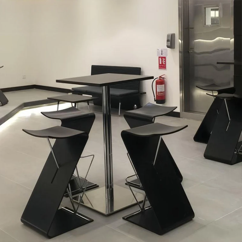 /Fashion Creative Bar Chairs Designer Designer Nordic Single Black Bar Chairs Reception Relaxing Tall Sillas De Bar Furniture
/Fashion Creative Bar Chairs Designer Designer Nordic Single Black Bar Chairs Reception Relaxing Tall Sillas De Bar Furniture