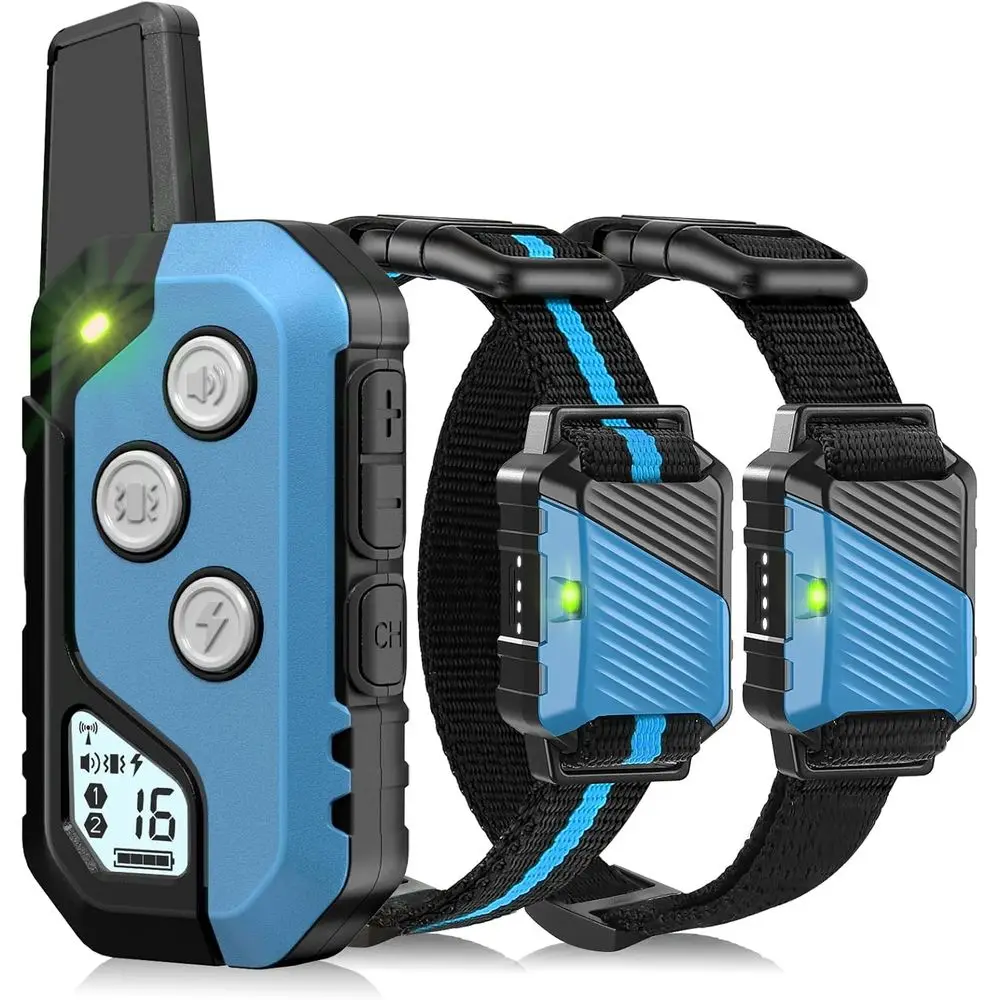 Dog Training Collar, Waterproof with Remote, 3 Training Modes, Rechargeable Electric for Large, Medium, Small Dogs
Dog Training Collar, Waterproof with Remote, 3 Training Modes, Rechargeable Electric for Large, Medium, Small Dogs