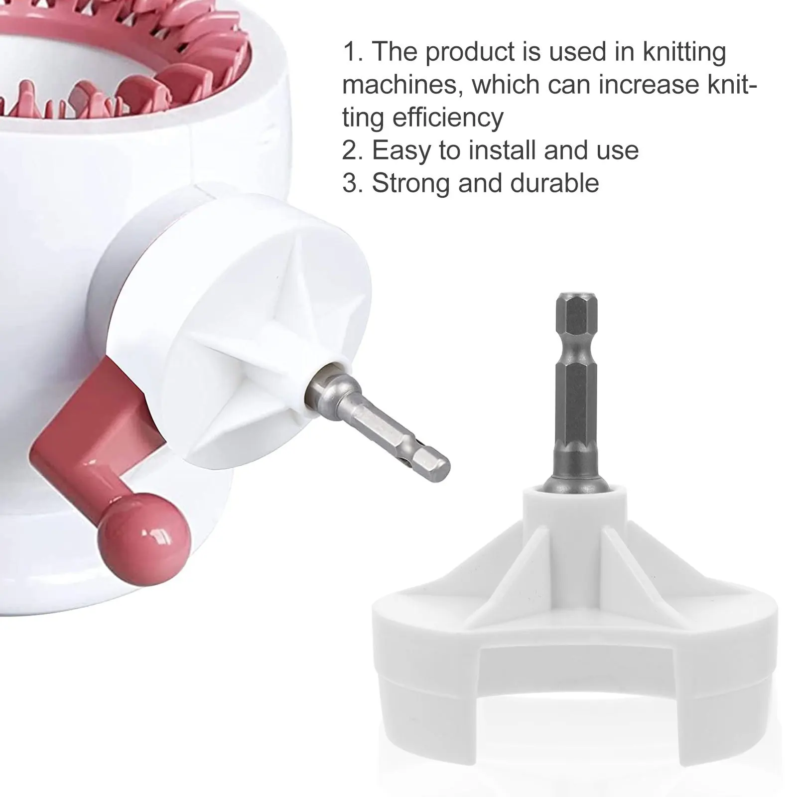 1 set 1 Set Knitting Machine Adapter 1/4 Inch Steel Bit Crank Handle For Power Screwdriver Knitting Loom Tool Braiding Frame
1 set 1 Set Knitting Machine Adapter 1/4 Inch Steel Bit Crank Handle For Power Screwdriver Knitting Loom Tool Braiding Frame