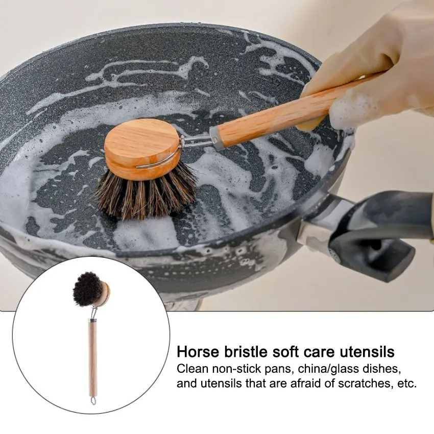 Kitchen Cleaning Brush Dish Brush Wooden Cleaning Scrubbers Coconut Brown Long Handle Natural Horsehair Kitchen
Kitchen Cleaning Brush Dish Brush Wooden Cleaning Scrubbers Coconut Brown Long Handle Natural Horsehair Kitchen