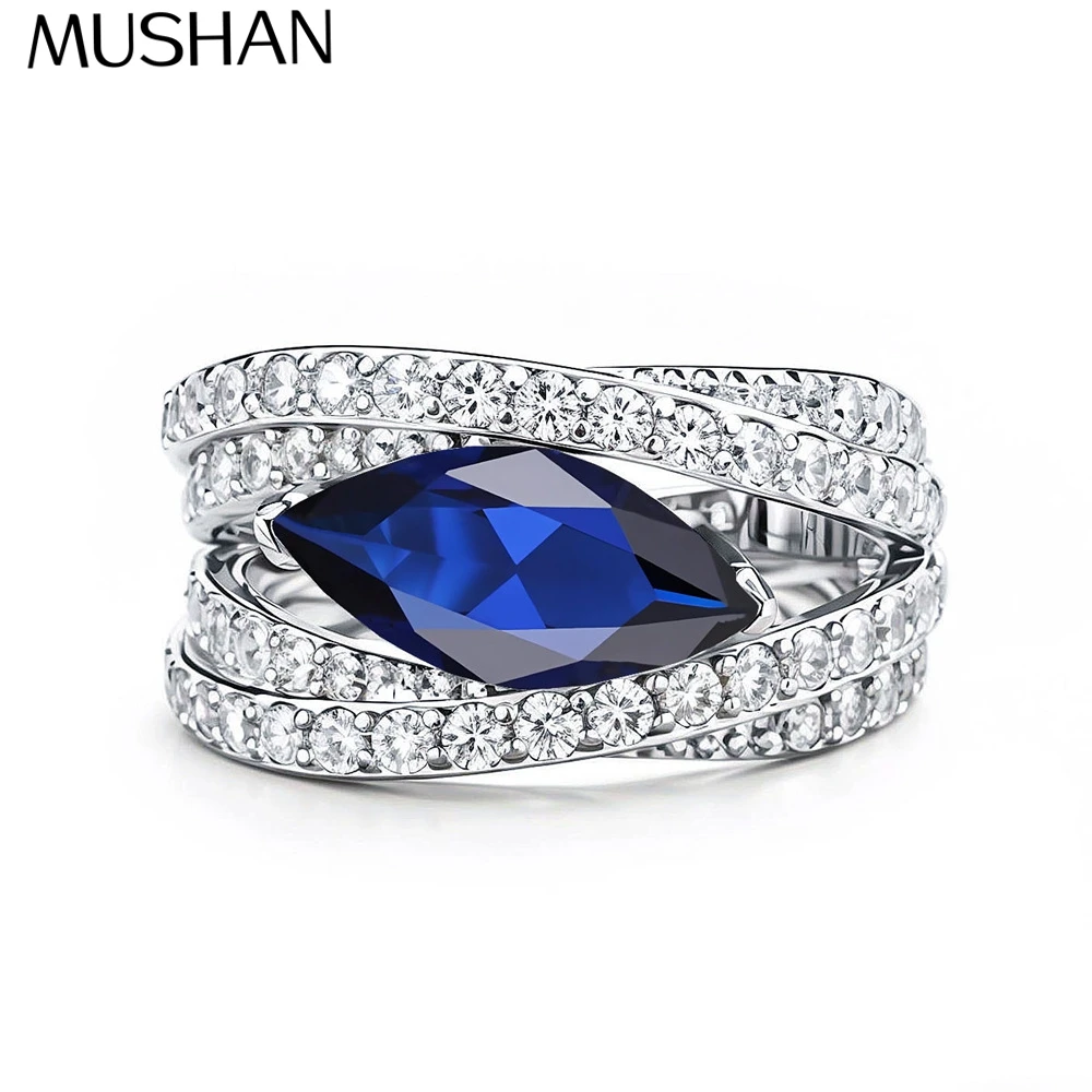MuShan Jewelry 925 Sterling Silver Ring Wedding Band High Carbon Diamond Valentine Gift Christmas Gift Women Rings Fine Jewelry
MuShan Jewelry 925 Sterling Silver Ring Wedding Band High Carbon Diamond Valentine Gift Christmas Gift Women Rings Fine Jewelry