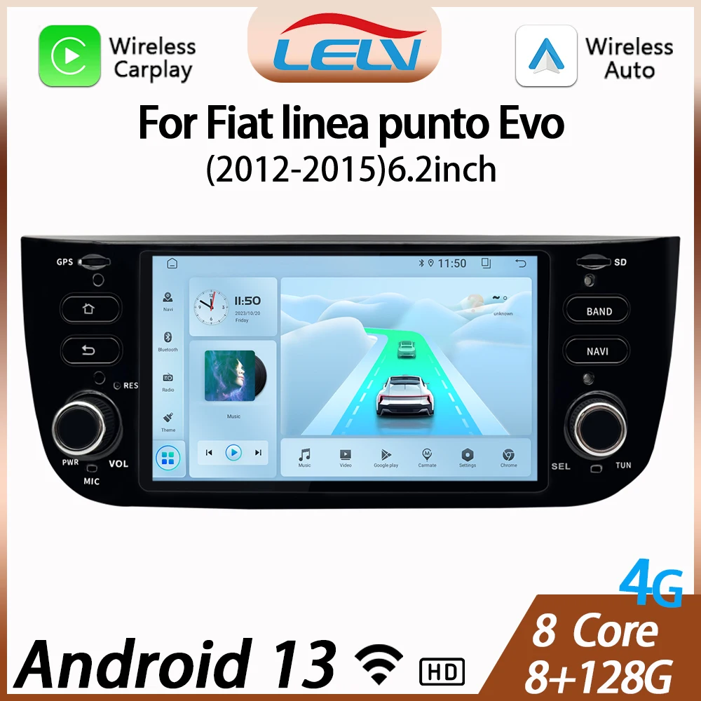 LELV 6,2-дюймовый Android 13 Auto CarPlay GPS NAV BT5 стерео автомобильный радиоприемник мультимедийный плеер для Fiat Linea Punto EVO line 2012-2015
LELV 6,2-дюймовый Android 13 Auto CarPlay GPS NAV BT5 стерео автомобильный радиоприемник мультимедийный плеер для Fiat Linea Punto EVO line 2012-2015