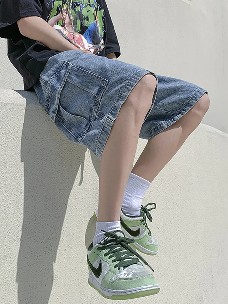 American Retro Workwear Men's ort Jeans Summer Thin over Knee Six Parts Oversize Trendy Five Parts Pants Straight Leg Fit
American Retro Workwear Men's ort Jeans Summer Thin over Knee Six Parts Oversize Trendy Five Parts Pants Straight Leg Fit