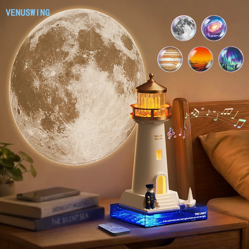 Galaxy Projector Light Lighthouse Lamp Projection Wall Lamp New Moon Lamp Lighthouse Decor Light House Decorations for Home
Galaxy Projector Light Lighthouse Lamp Projection Wall Lamp New Moon Lamp Lighthouse Decor Light House Decorations for Home