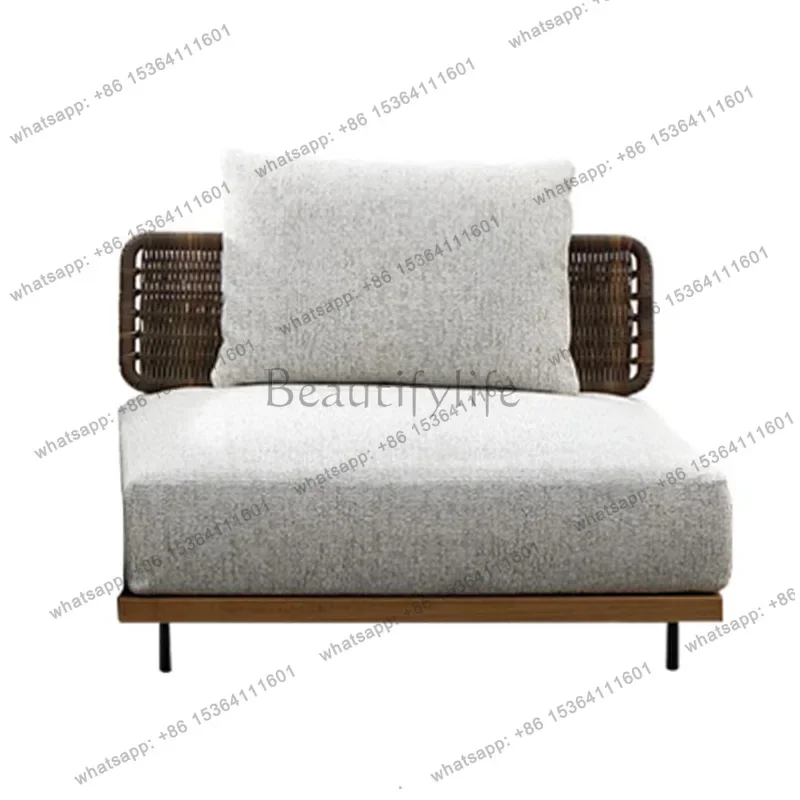 Leisurely Rattan Weaving Garden Sofa Courtyard Villa High Grade Designer Garden Sofa Modern Outdoor Furniture
Leisurely Rattan Weaving Garden Sofa Courtyard Villa High Grade Designer Garden Sofa Modern Outdoor Furniture