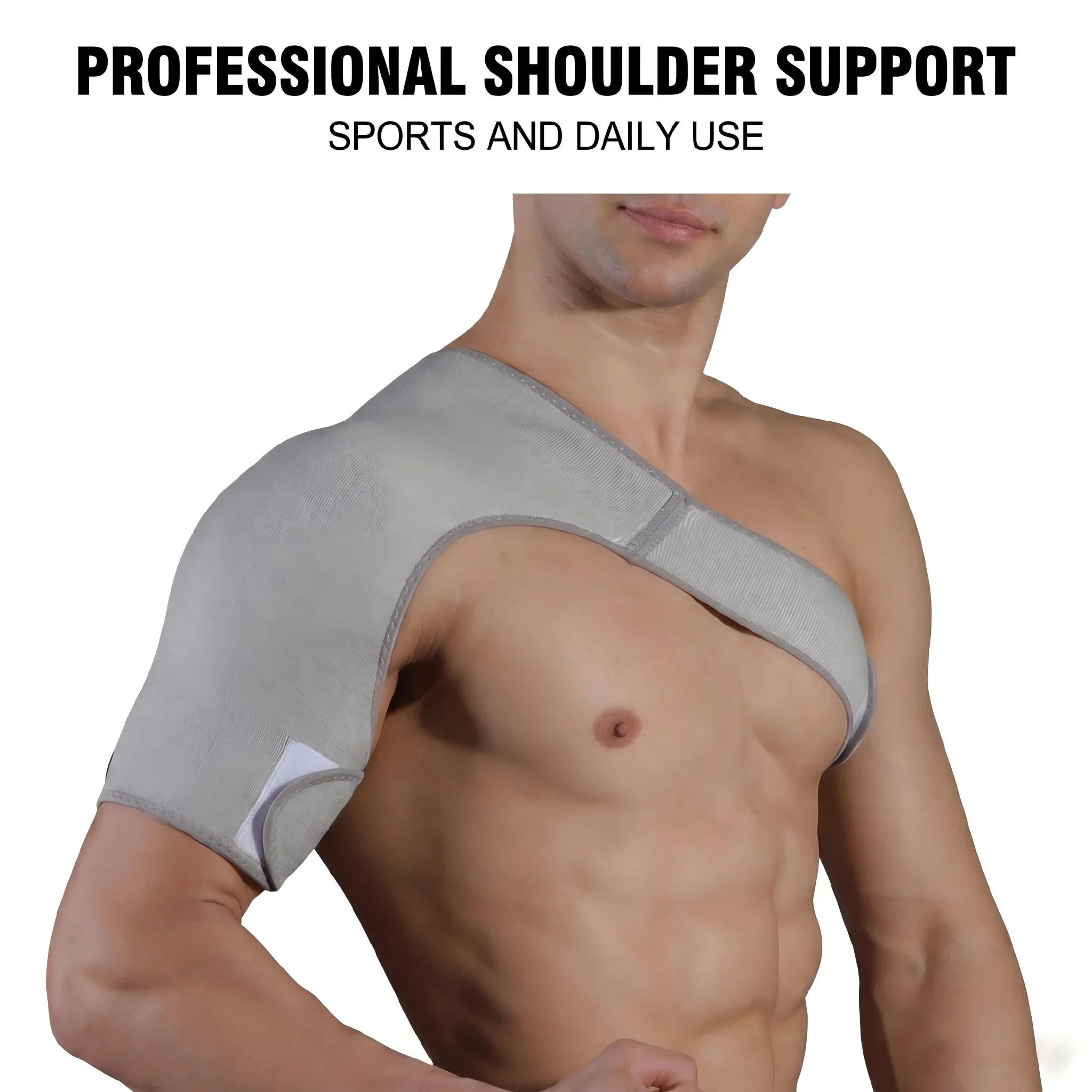 VBOSI Adjustable Compression Shoulder Support Brace Breathable Sports Shoulder Wrap for Men Women Gym Basketball Pain Relief Inj
VBOSI Adjustable Compression Shoulder Support Brace Breathable Sports Shoulder Wrap for Men Women Gym Basketball Pain Relief Inj