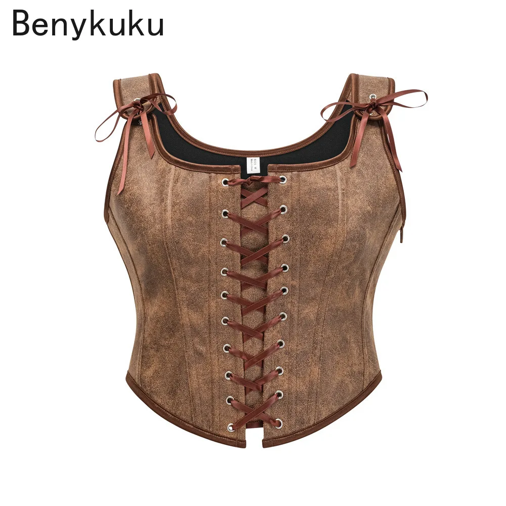 Викторианский винтажный корсет на шнуровке, жилет, готический бюстье, майка, бурлескный костюм, женская одежда в стиле стимпанк, тренажер для талии
Викторианский винтажный корсет на шнуровке, жилет, готический бюстье, майка, бурлескный костюм, женская одежда в стиле стимпанк, тренажер для талии