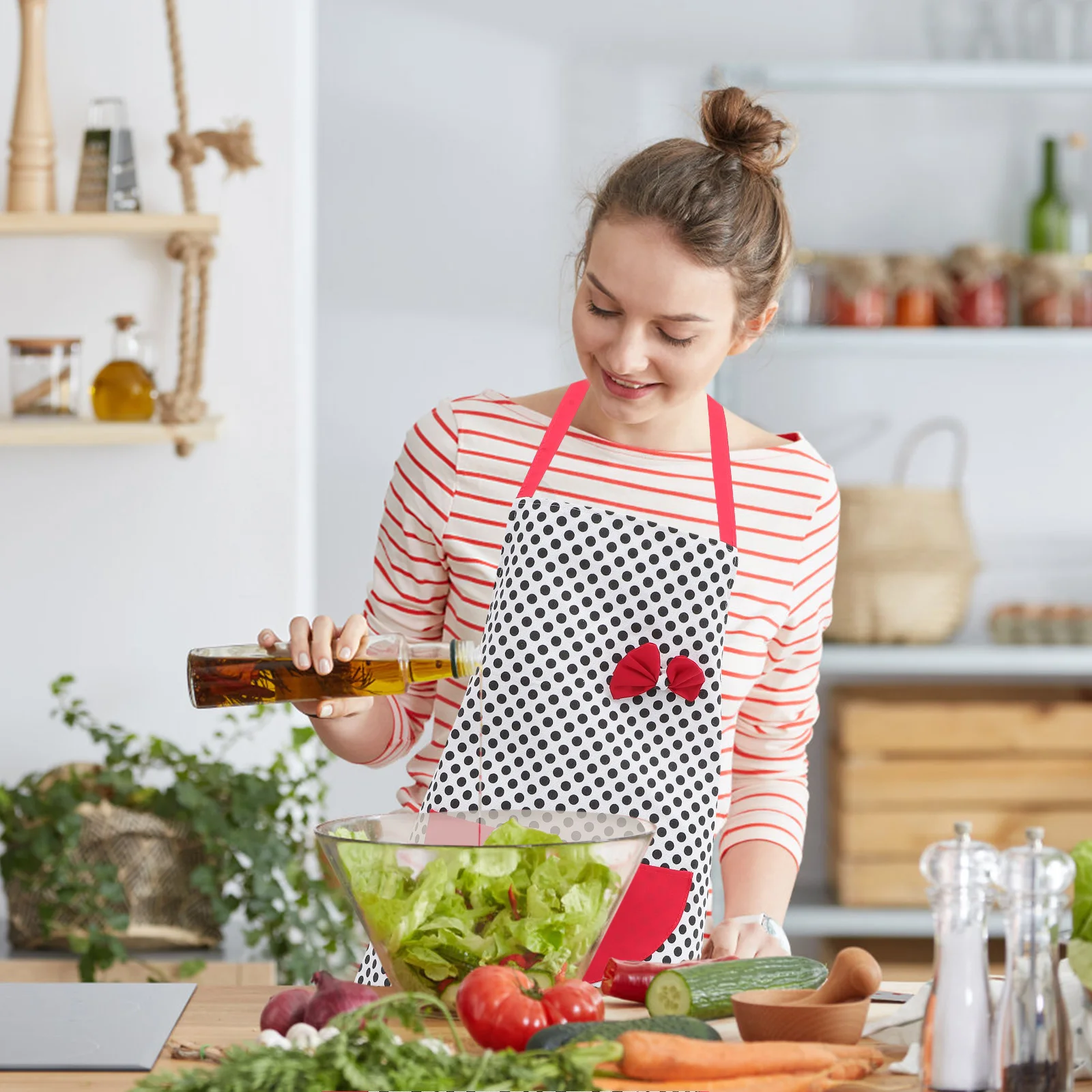 2pcs Halter Neck Sleeveless Apron With Pocket For Cooking Housework Kitchen Cafe Hotel Nail Salon Hanging Neck
2pcs Halter Neck Sleeveless Apron With Pocket For Cooking Housework Kitchen Cafe Hotel Nail Salon Hanging Neck