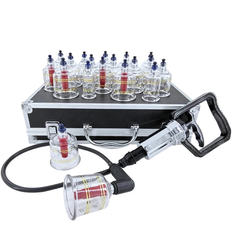 Набор для вакуумной терапии, 19 чашек, профессиональный китайский набор для вакуумной банок Acupoint с вакуумным насосом
Набор для вакуумной терапии, 19 чашек, профессиональный китайский набор для вакуумной банок Acupoint с вакуумным насосом