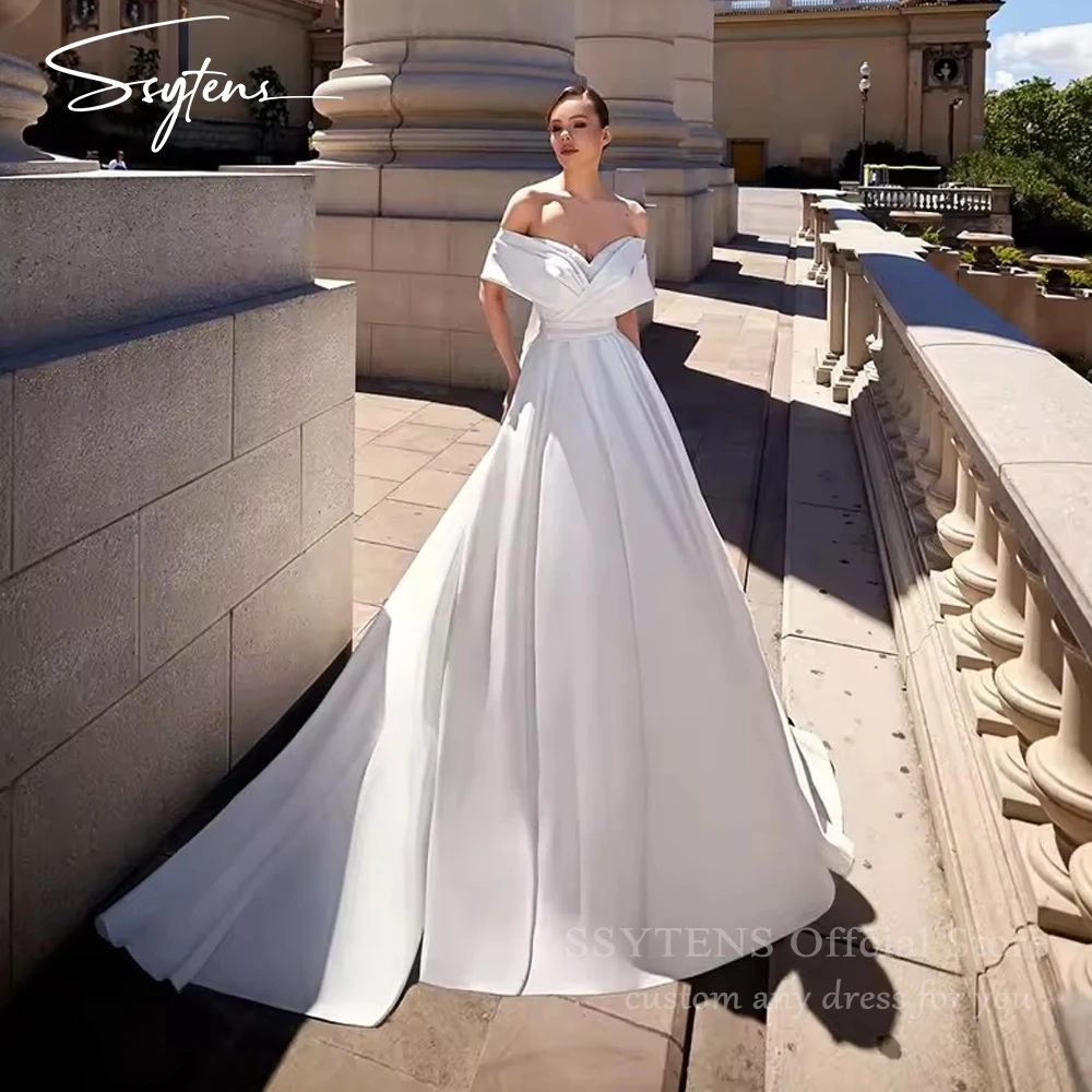 SSYTENS Beach Wedding Dresses Sweetheart Off The Shoulder Corset Civil Bridal Dresses Formal Wedding Ball Prom Gowns Customized
SSYTENS Beach Wedding Dresses Sweetheart Off The Shoulder Corset Civil Bridal Dresses Formal Wedding Ball Prom Gowns Customized