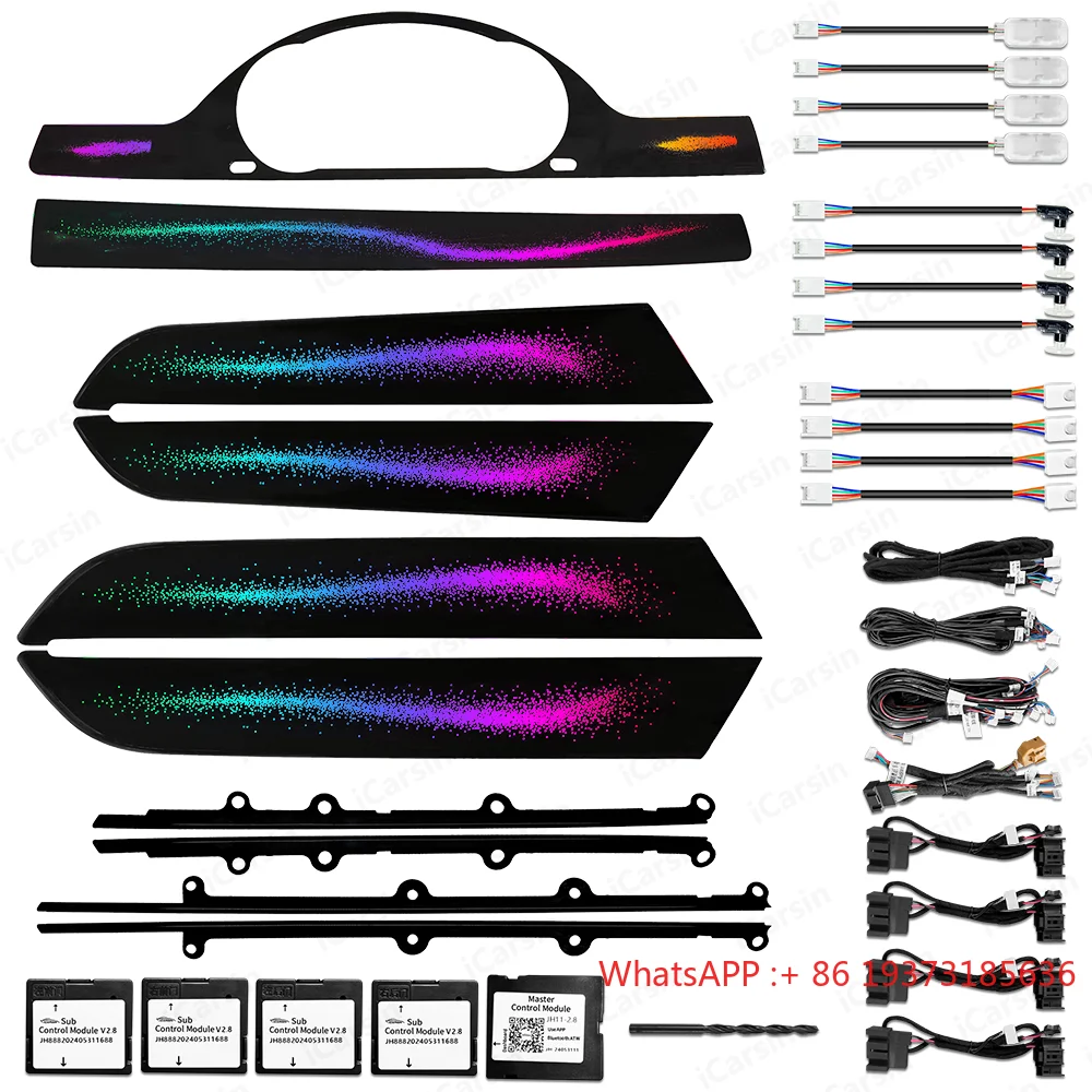 Icarsin 64 цвета динамический окружающий свет для VW Passat B7 Magotan 2012-2016 аксессуары для обновления внутреннего светодиодного освещения
Icarsin 64 цвета динамический окружающий свет для VW Passat B7 Magotan 2012-2016 аксессуары для обновления внутреннего светодиодного освещения