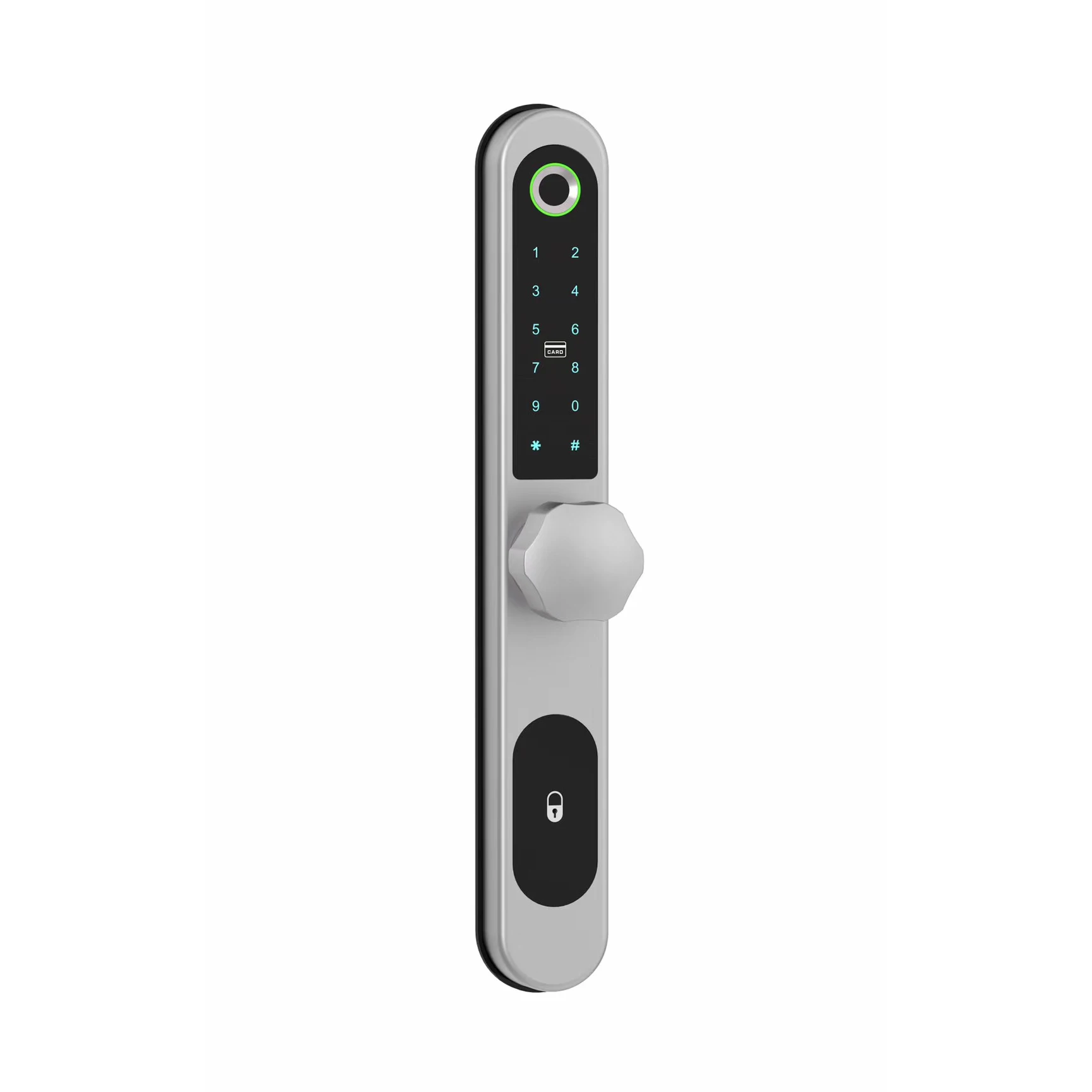 005 Tuya/TTlock APP Digital Keyless Smart Fingerprint Door Lock for Glass & Sliding Doors Made of Aluminum Alloy
005 Tuya/TTlock APP Digital Keyless Smart Fingerprint Door Lock for Glass & Sliding Doors Made of Aluminum Alloy