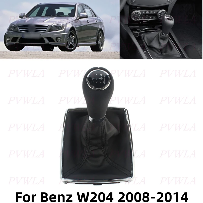 6 Speed Manual Gear Stick Shift Knob With PU Leather Boot For Benz W204 2008 2009 2010 2011 2012 2013 2014 Car Accessories
6 Speed Manual Gear Stick Shift Knob With PU Leather Boot For Benz W204 2008 2009 2010 2011 2012 2013 2014 Car Accessories