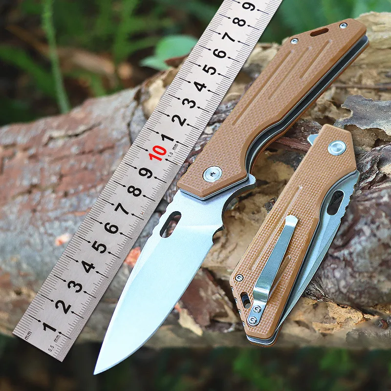 Free Wolf FD13 D2 Blade Folding Knife G10 Handle Bearing Flipper EDC Camping Hunting Pocket Survival Outdoor Knife
Free Wolf FD13 D2 Blade Folding Knife G10 Handle Bearing Flipper EDC Camping Hunting Pocket Survival Outdoor Knife