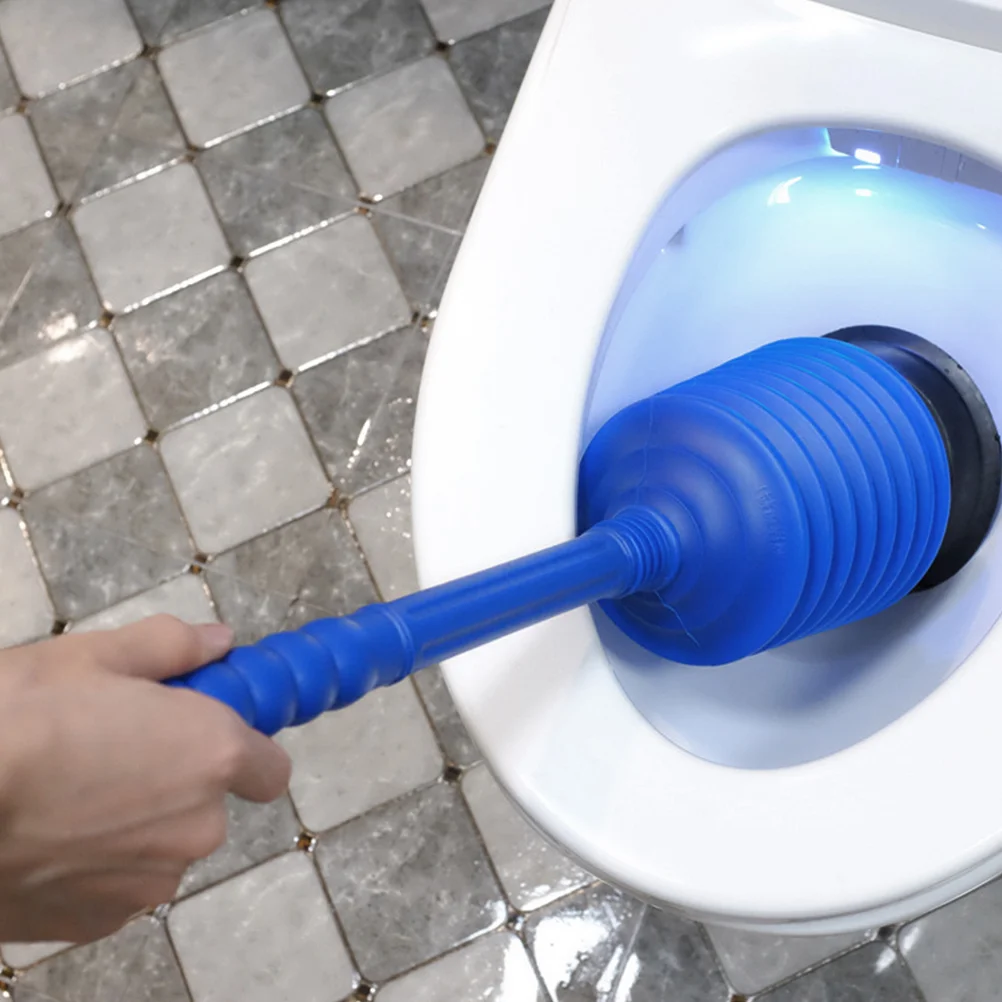 Water Trough Unclog Bathroom Toilet Plunger for Anti Clogging Pipeline Tool Blue Long
Water Trough Unclog Bathroom Toilet Plunger for Anti Clogging Pipeline Tool Blue Long