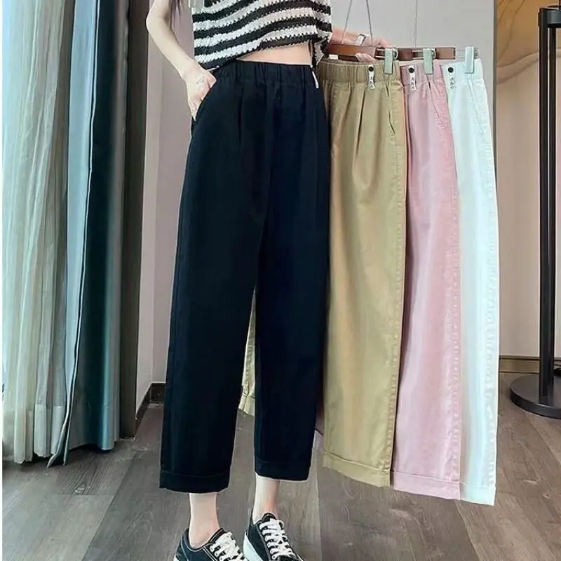 White Loose Straight Leg Sports Pants Women's Summer Thin Quick Dry Small Size Nine Points Dad Harem Pants Korean Style High ...
White Loose Straight Leg Sports Pants Women's Summer Thin Quick Dry Small Size Nine Points Dad Harem Pants Korean Style High ...