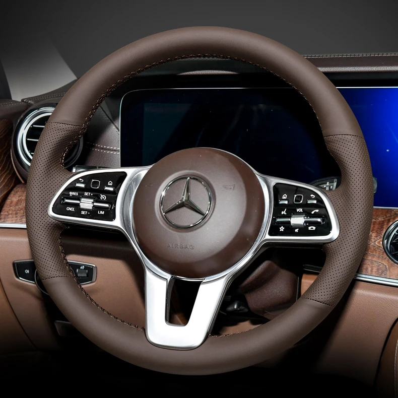 Special vehicle-specific hand-stitched steering wheel covers for Mercedes-Benz E300L, GLS450, C260L, GLC, GLE350 and S400L
Special vehicle-specific hand-stitched steering wheel covers for Mercedes-Benz E300L, GLS450, C260L, GLC, GLE350 and S400L