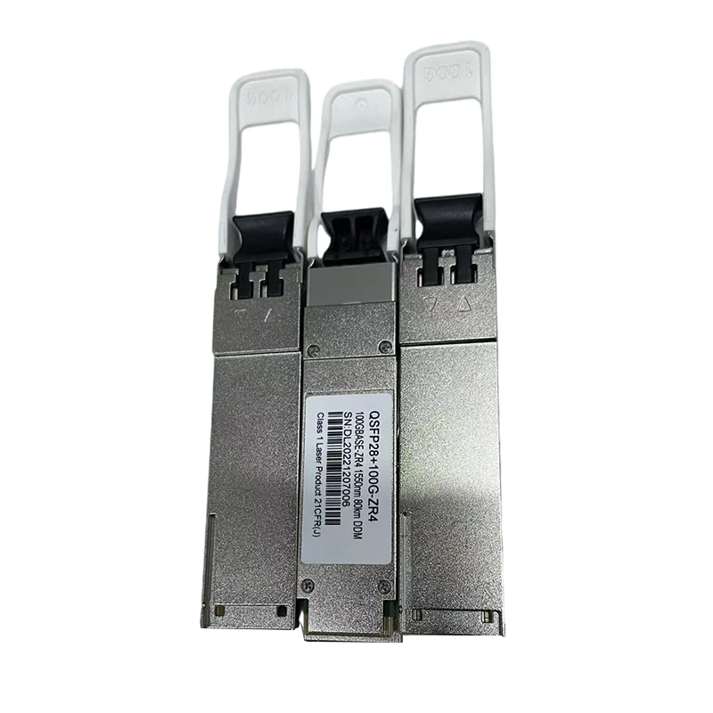 QSFP-100G-ZR4 QSFP28 support customized distance 100Gbase,1310nm 80km DOC LC SMF Optical Transceiver Module inverter wifi module
QSFP-100G-ZR4 QSFP28 support customized distance 100Gbase,1310nm 80km DOC LC SMF Optical Transceiver Module inverter wifi module