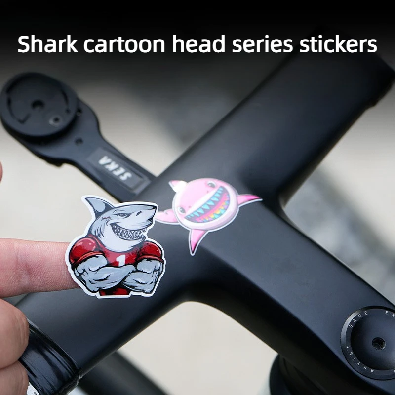 Cartoon Shark Bicycle Stickers Frame Top Tube Decorative Cute Reflective Waterproof Cycling Decal MTB Road Bikes Frames Stickers
Cartoon Shark Bicycle Stickers Frame Top Tube Decorative Cute Reflective Waterproof Cycling Decal MTB Road Bikes Frames Stickers