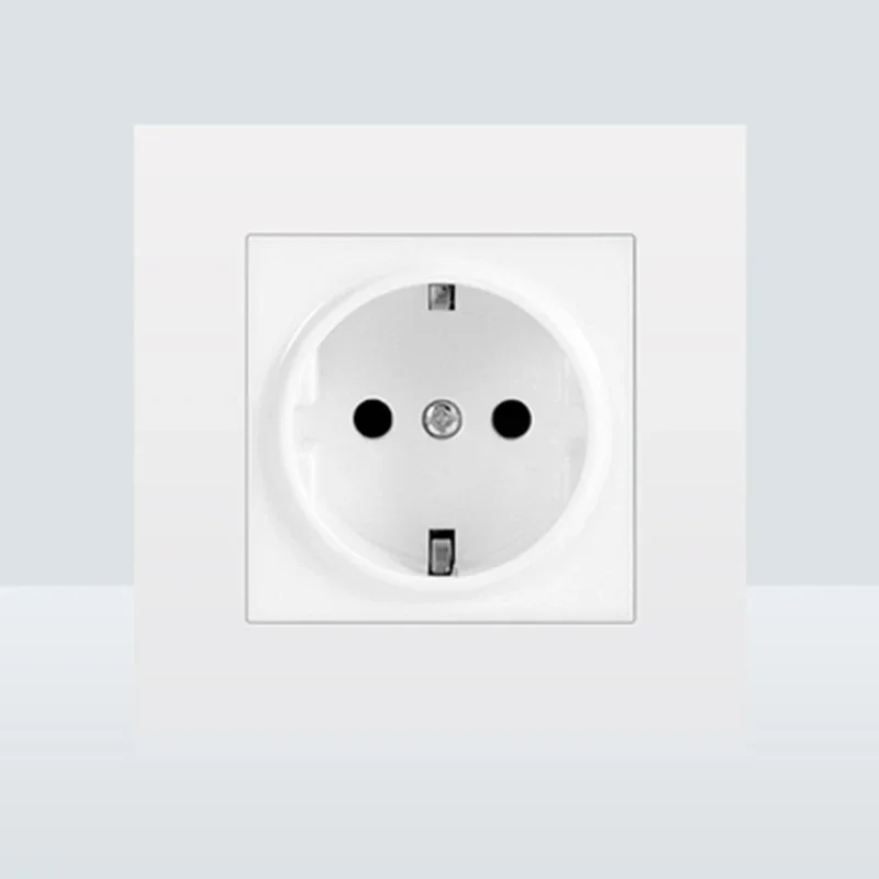 16A Eu German Style Wall Electronic Socket Standard Power Outlet Home Charger 86mm*86mm AC 110~250V Decoration
16A Eu German Style Wall Electronic Socket Standard Power Outlet Home Charger 86mm*86mm AC 110~250V Decoration