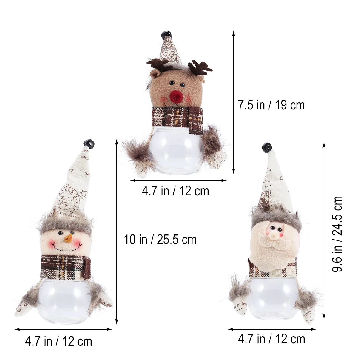 3 Pcs Candy Box Clear Holiday Jars Christmas Cookie Ornament Display Containers Lids Halloween Toy Decoration Stuffed
3 Pcs Candy Box Clear Holiday Jars Christmas Cookie Ornament Display Containers Lids Halloween Toy Decoration Stuffed