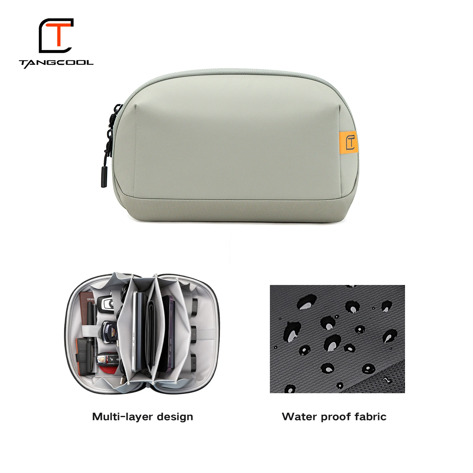 2026 TANGCOOL Waterproof Tech Organizer Bag Multi-Layer Cable Pouch For Travel Electronics Accessories
2026 TANGCOOL Waterproof Tech Organizer Bag Multi-Layer Cable Pouch For Travel Electronics Accessories