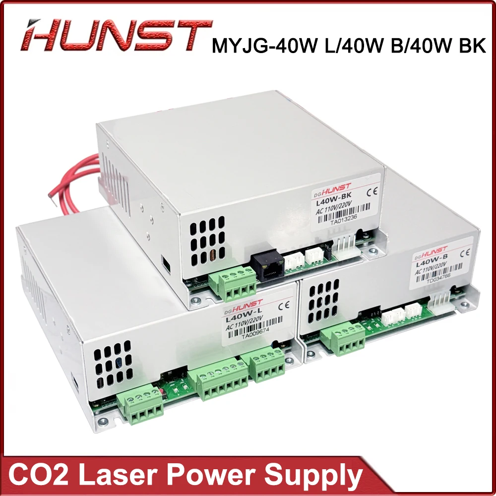 HUNST MYJG 40W L/40W B/40W BK ,CO2 110V/220V Universal Power Supply, Suitable For 35~50W Laser Tubes.
HUNST MYJG 40W L/40W B/40W BK ,CO2 110V/220V Universal Power Supply, Suitable For 35~50W Laser Tubes.